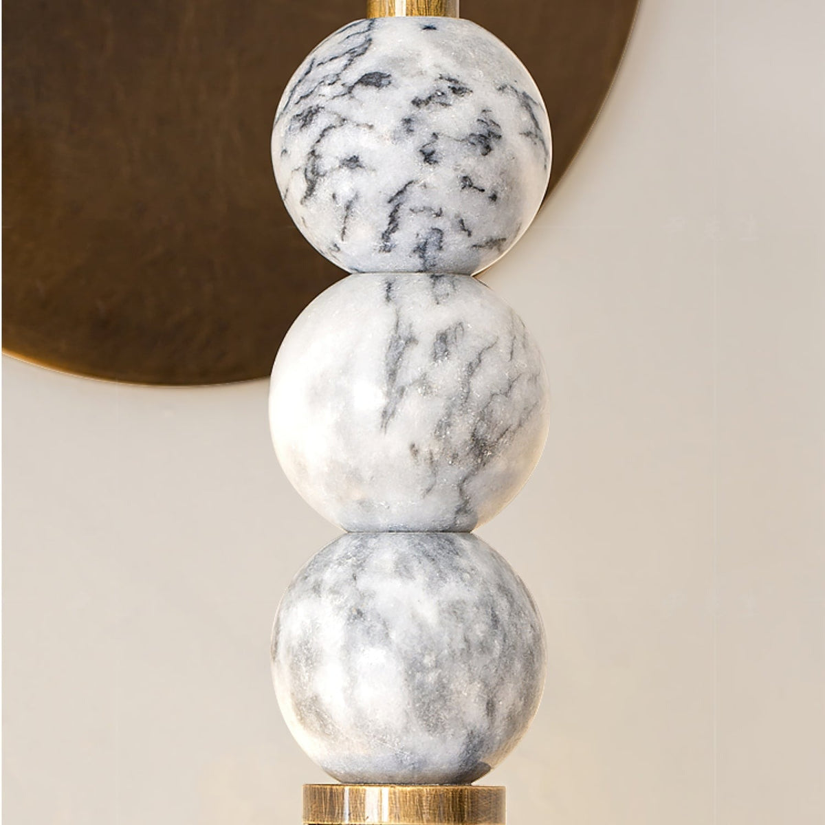 Torto sconce top-down overhead view
