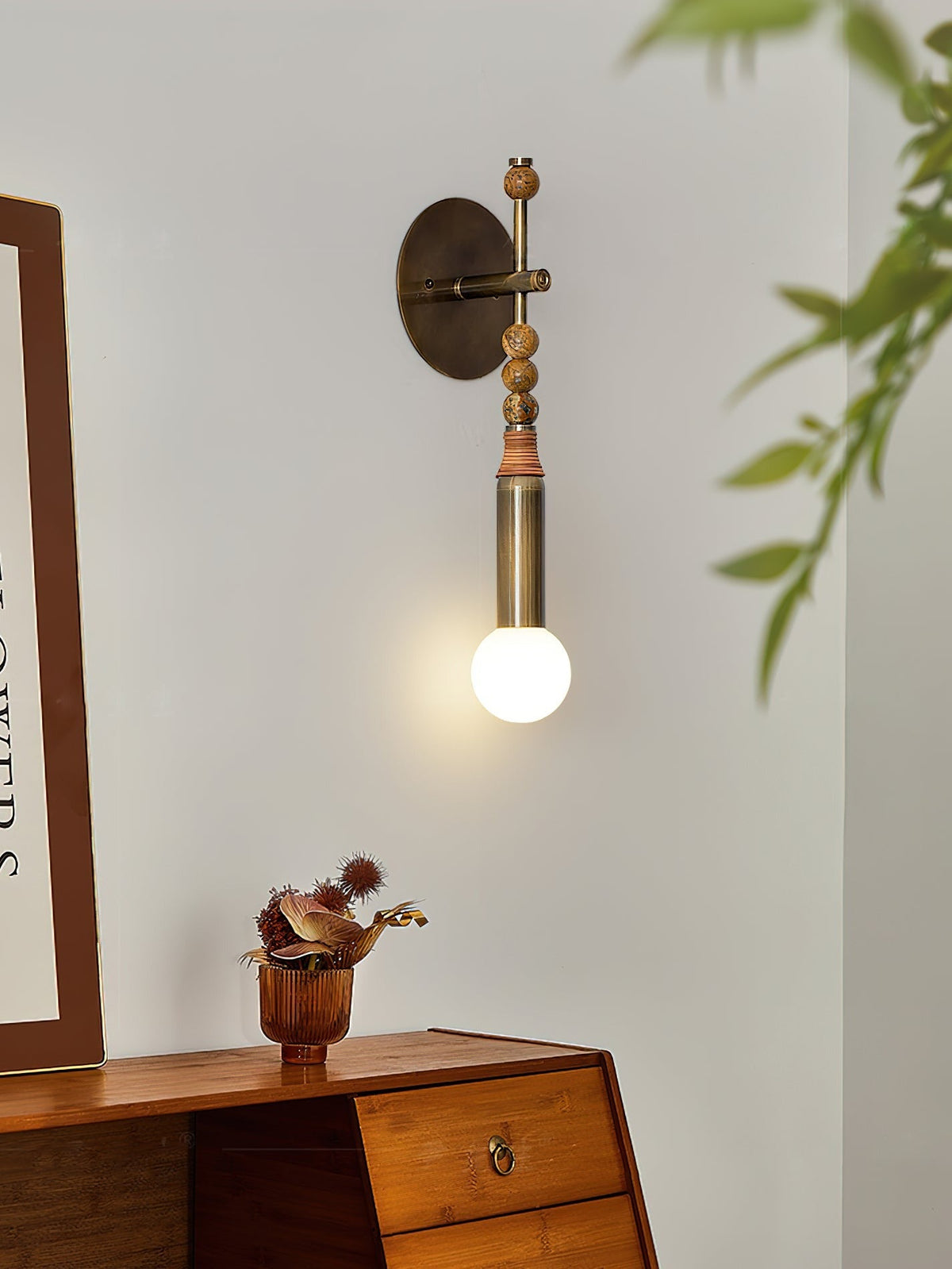 Torto with interior light on creating soft glow