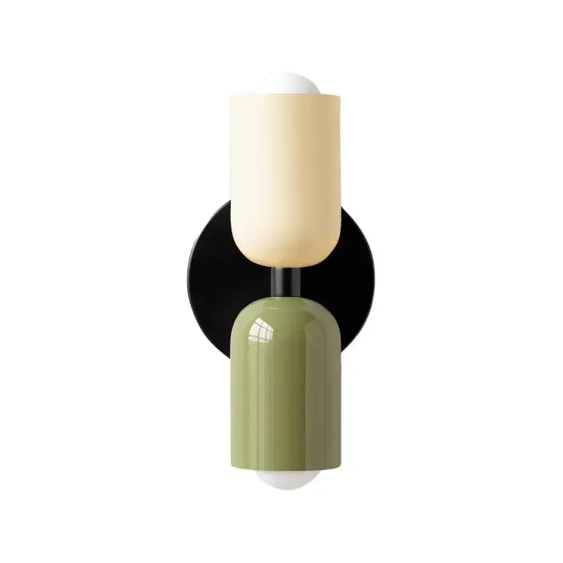Wall Sconces for Living Room 2-Light Up Down Dome Shade Bedroom Bedside Lighting