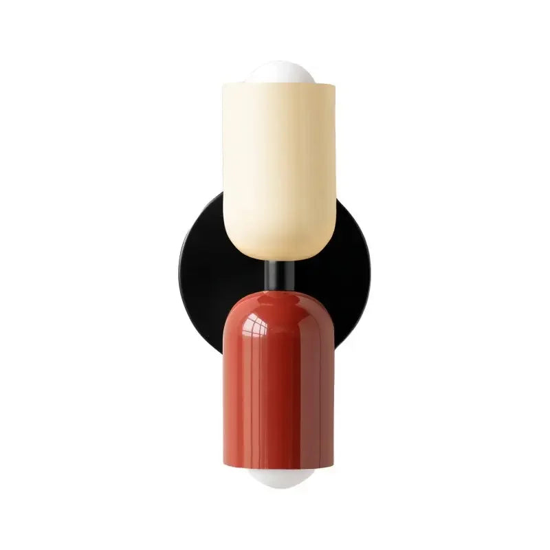 Wall Sconces for Living Room 2-Light Up Down Dome Shade Bedroom Bedside Lighting