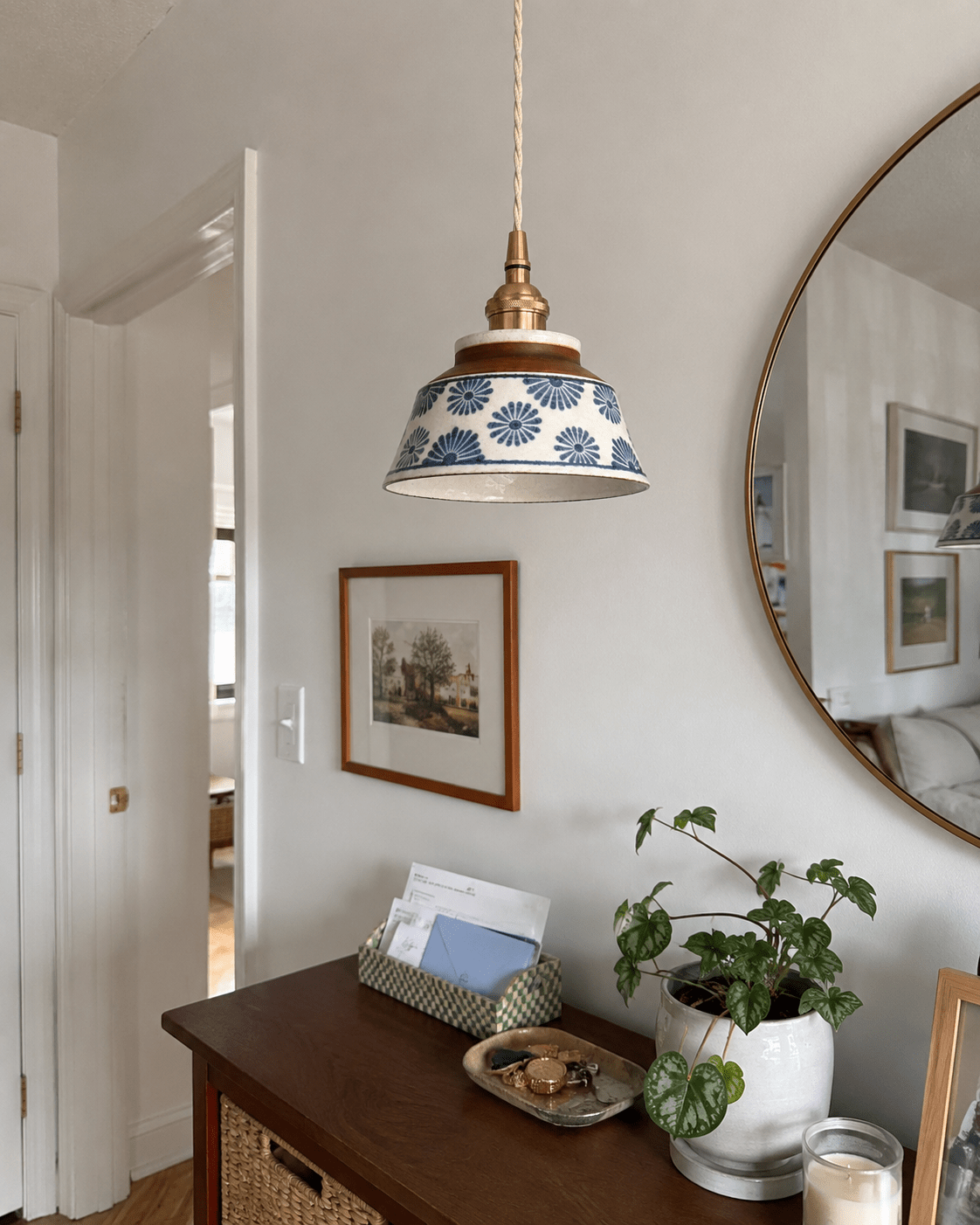 Wei | Retro Ceramic Pendant Light - Luma House