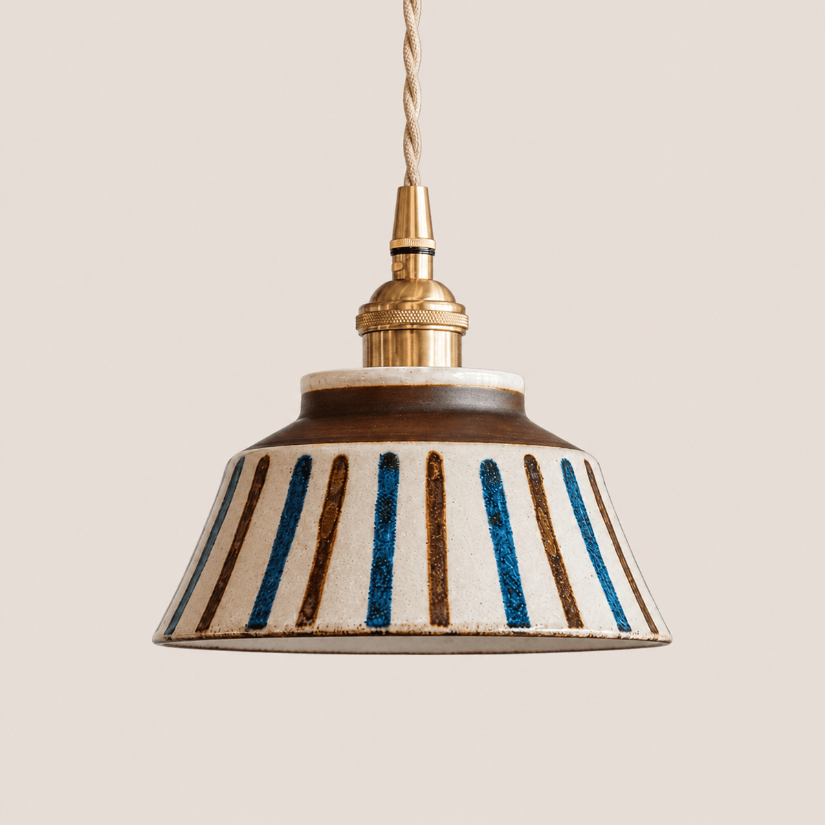 Wei | Retro Ceramic Pendant Light - Luma House