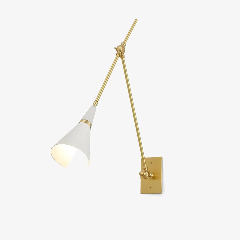 White & Black & Brass variant in room installation
